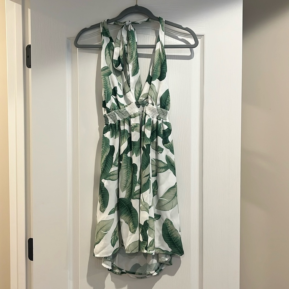 Show Me Your MuMu Palm Dress